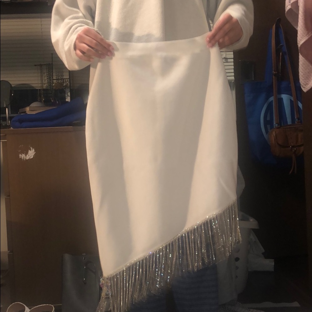 Fashion Nova White Set! Top and skirt Bundle!